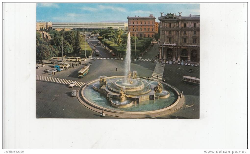 BT1494 Italy Rome Esedra Square 2 Scans - Piazze