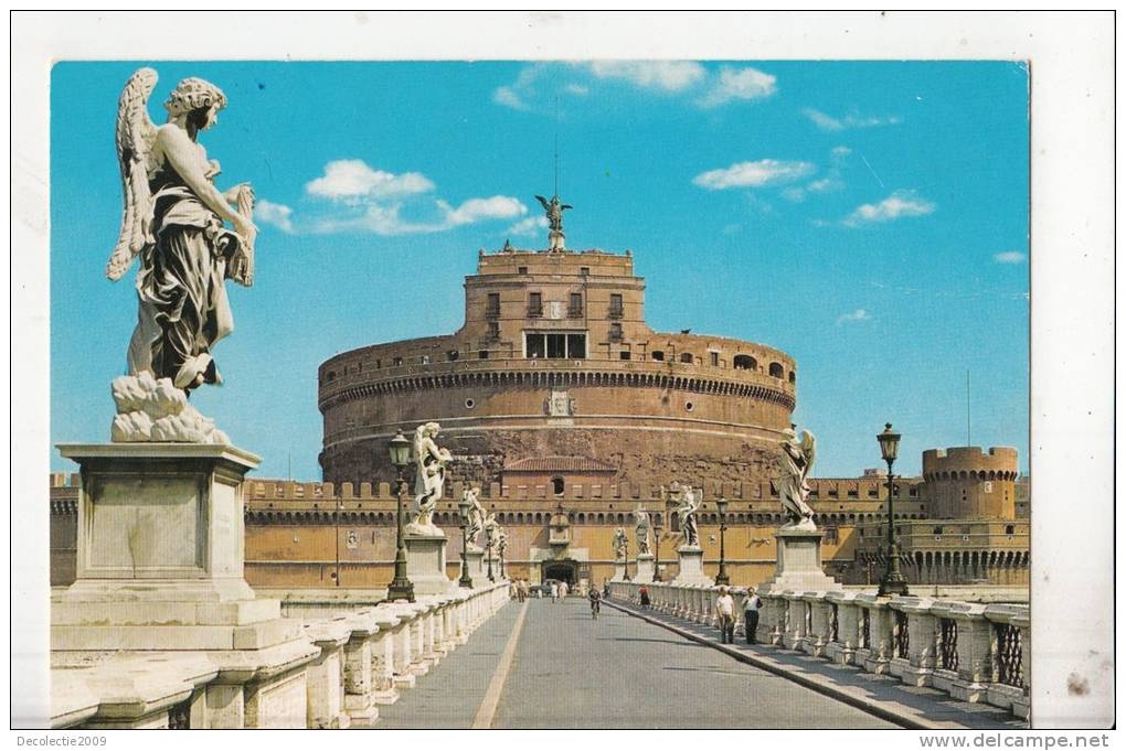 BT1495 Italy Rome Saint Angel Castle 2 Scans - Castel Sant'Angelo