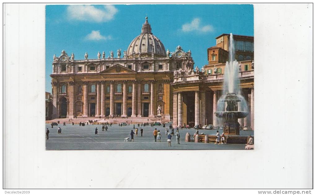 BT1509 Italy Rome St. Pietro Square 2 Scans - San Pietro