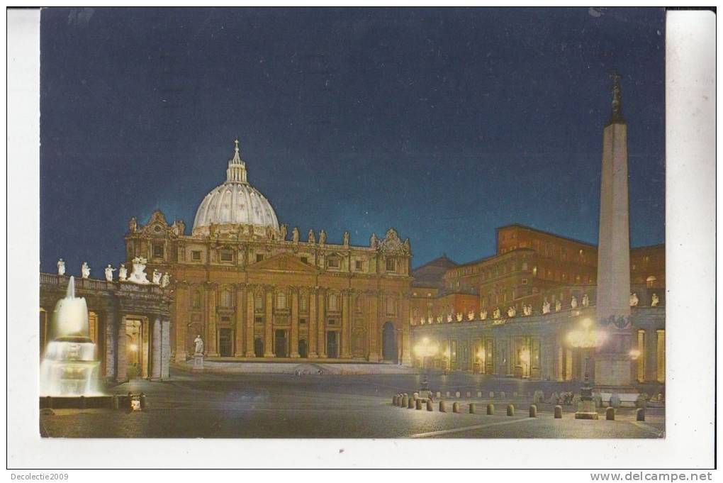 BT1523 Italy Rome St. Peter's Basilica 2 Scans - San Pietro