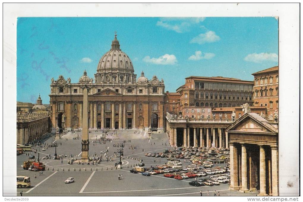 BT1525 Italy Rome St. Peter's Basilica 2 Scans - San Pietro