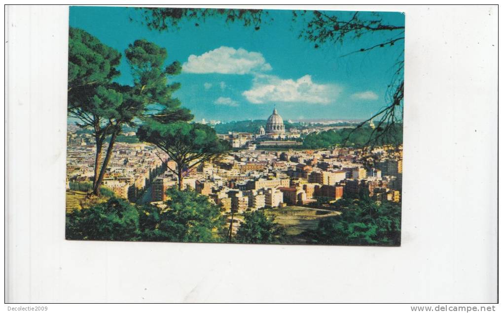 BT1539 Italy Rome General View  2 Scans - Panoramische Zichten, Meerdere Zichten