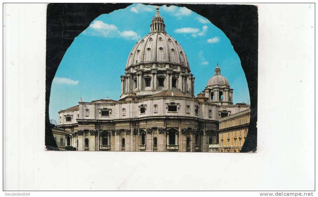 BT1577 Italy Rome St. Peter's Basilica - The Cupola  2 Scans - San Pietro