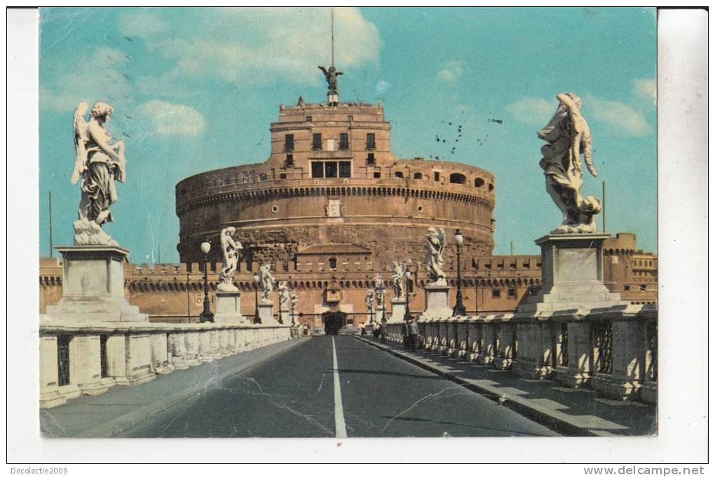 BT1567 Italy Rome St. Angelo Bridge And Castle - Castel Sant'Angelo