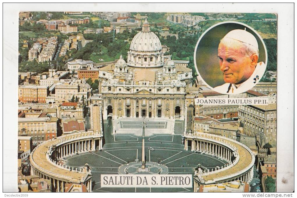 BT1605  Italy Rome St. Peter's Square 2 Scans - San Pietro