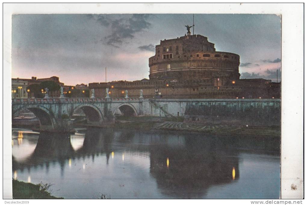 BT1623  Italy Rome  St. Angel's Castle 2 Scans - Castel Sant'Angelo