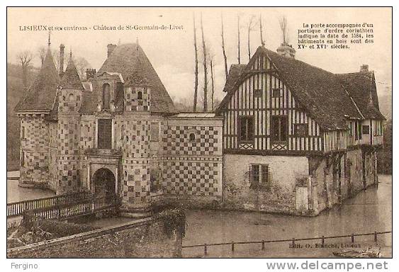 4109/A - LISIEUX (FRANCIA) - Chateau De St. German De Livet - Lisieux