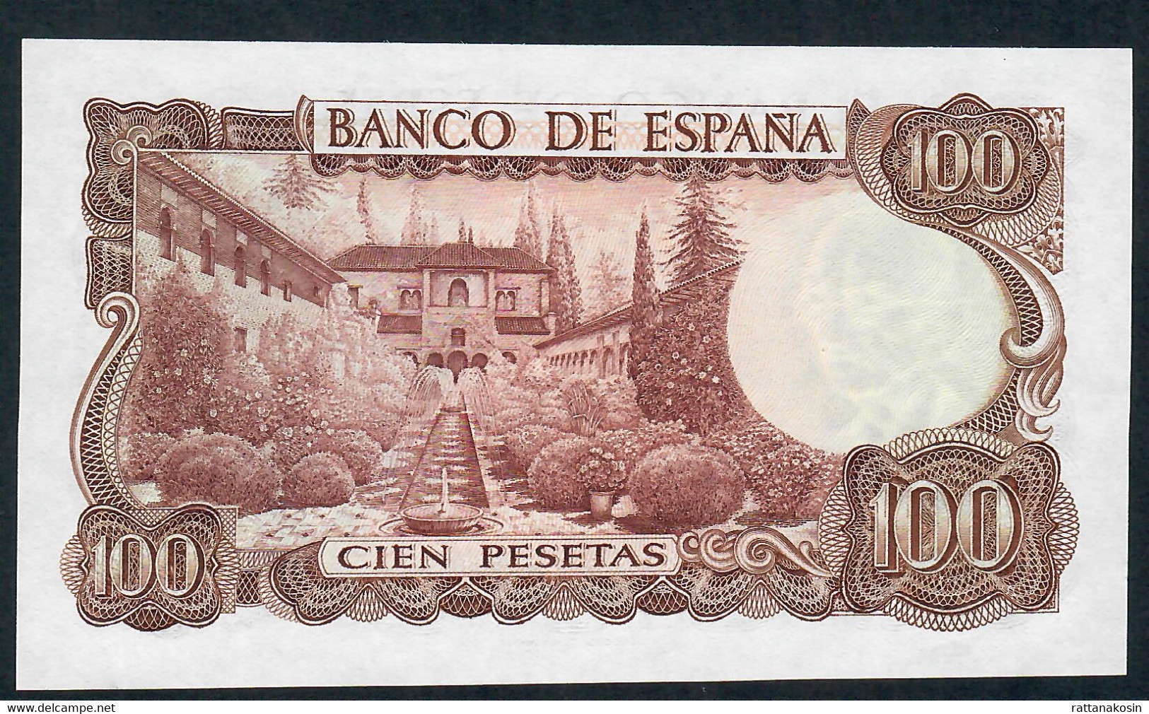 SPAIN   P152  100 PESETAS   1970 Serie 7J     UNC. - 100 Peseten