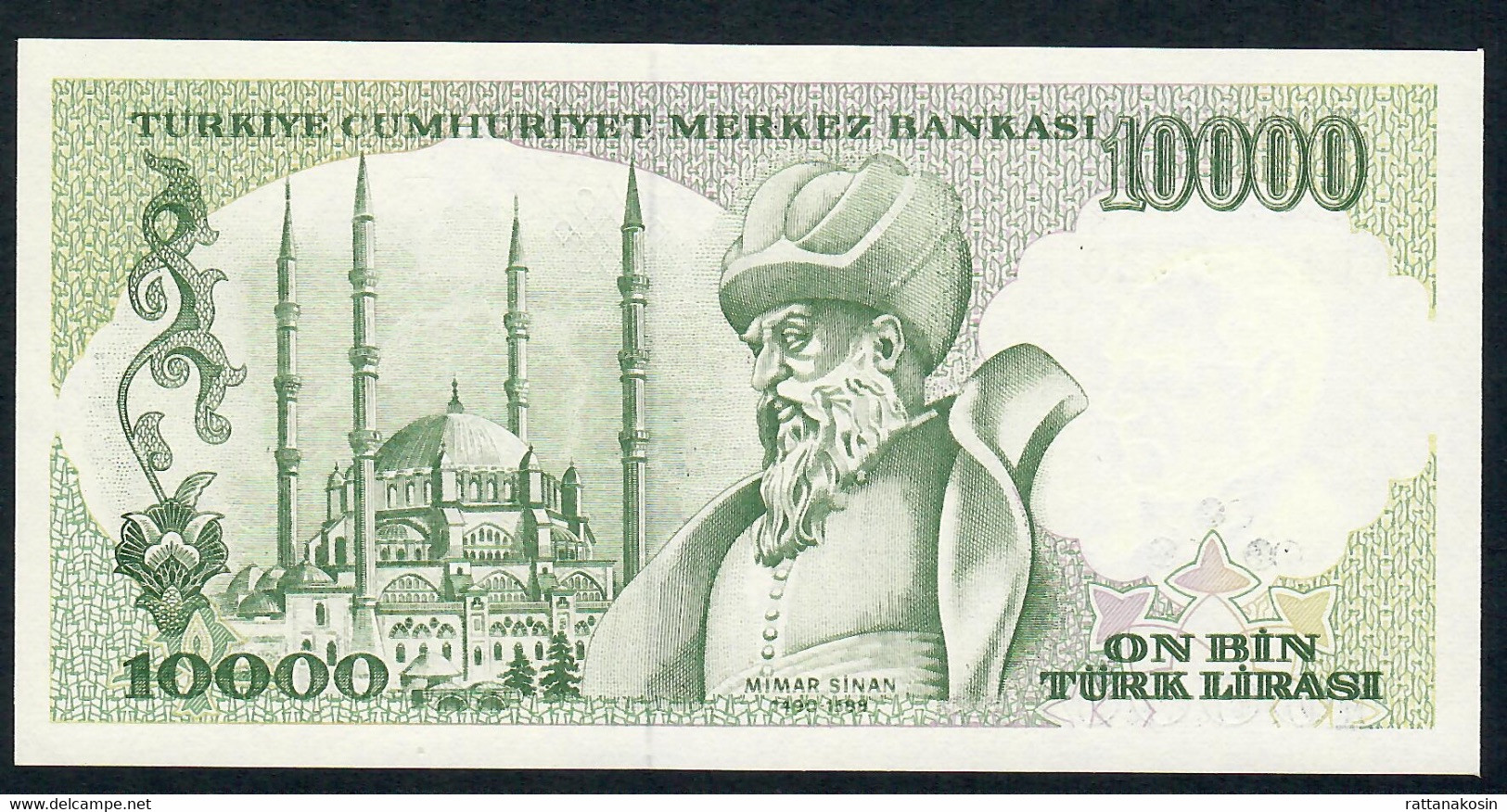 TURKEY  P199 10.000  LIRA 1970 #K14    UNC. - Türkei