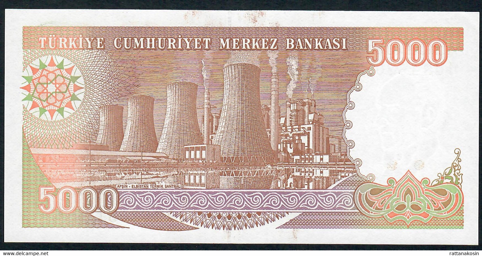 TURKEY  P198 5000 LIRA 1970  #I08   UNC. - Turquie