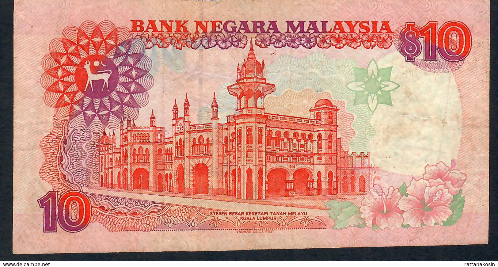 MALAYSIA   P29a  10  RINGGIT   1989 #VH    AVF    NO P.h. ! ! - Maleisië