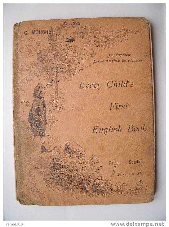 FIRST ENGLISH BOOK Every Child´s: Livre Scolaire 1914 - Enseignement Intuitif De La Langue Anglaise Par L´Image - 6-12 Years Old