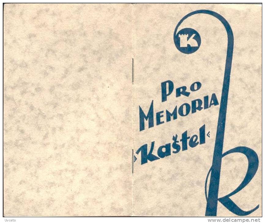 Kingdom Of Yugoslavia, Croatia, Zagreb, Pro Memoria, Kashtel, Pliva Medicaments Factory, Pharmacie, Pharmacy Drugs - Pratique