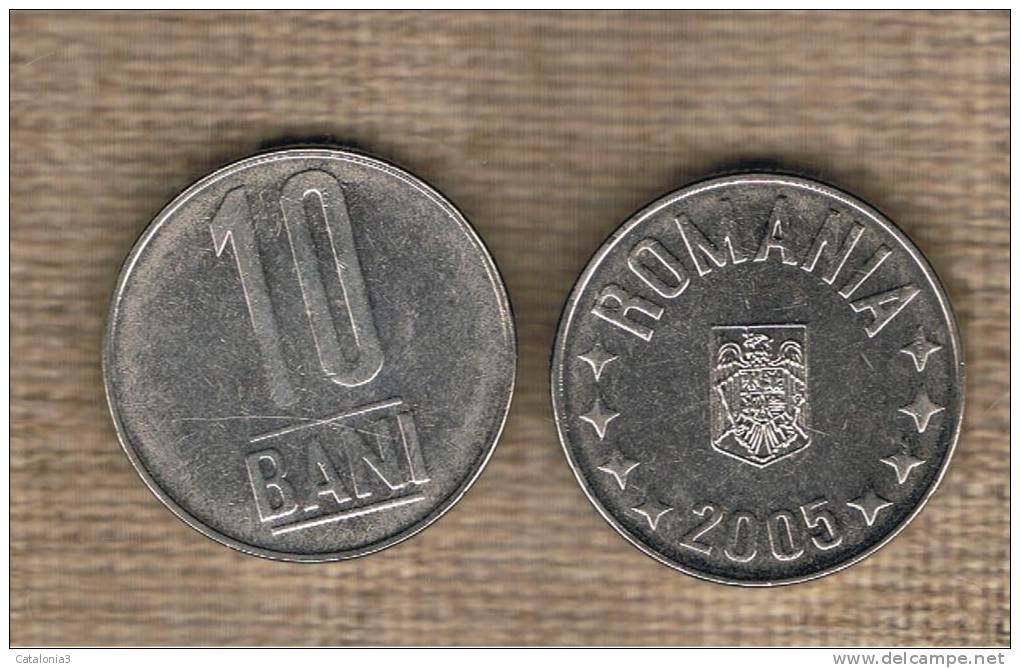 RUMANIA  -  10 Bani 2005  KM191 - Rumania