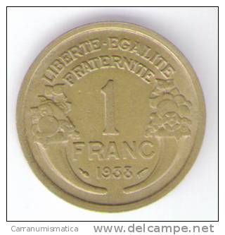 FRANCIA 1 FRANCO 1938 - Altri & Non Classificati