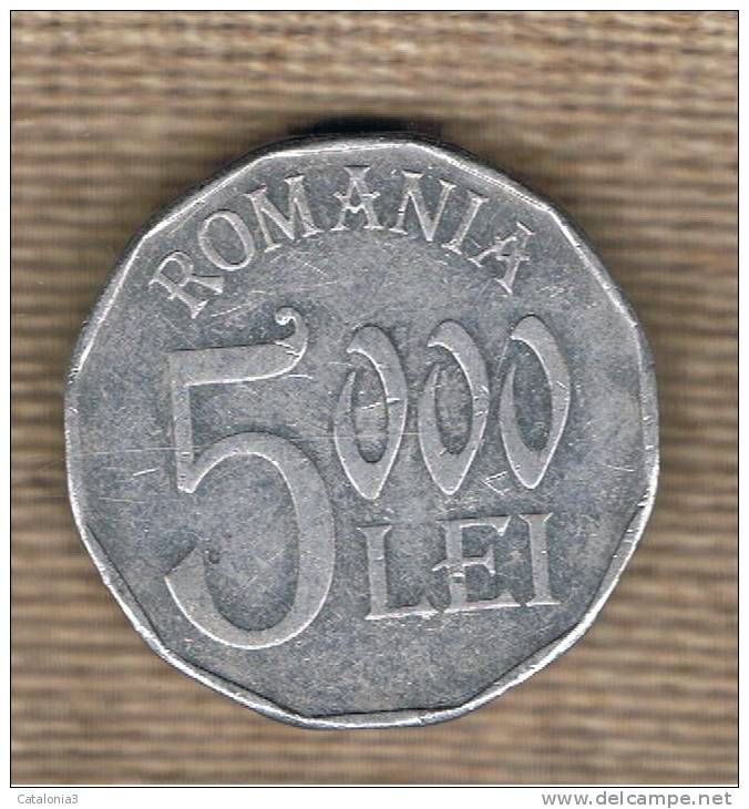 RUMANIA  -  5000 Lei  2002  KM158 - Rumania