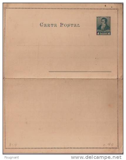 ARGENTINE;Carte Lettre Avant 1900.Non écrite - Enteros Postales