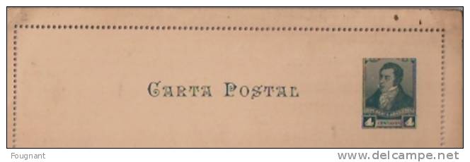 ARGENTINE;Carte Lettre Avant 1900.Non écrite - Enteros Postales