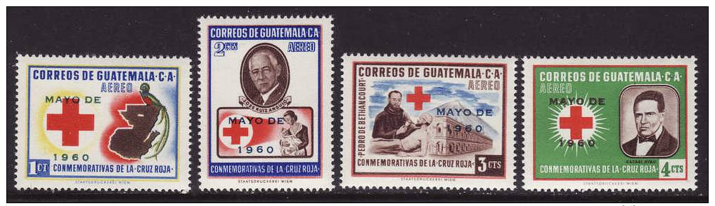 Guatemala #C251-54 F-VF Mint NH ** - Guatemala