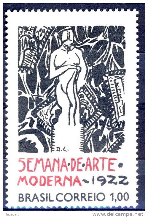 #Brazil 1972. Week Of Modern Art. Painting. Michel 1316. MNH(**) - Unused Stamps