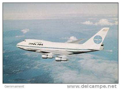 AVIATION - PAN AM - BOEING 747 - 1946-....: Ere Moderne