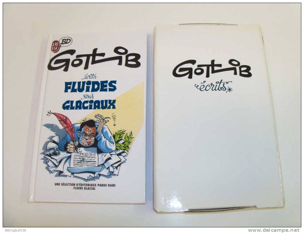 GOTLIB, écrits. J´AI LU BD 1992. écrits FLUIDES, Rires GLACIAUX. Album Pub TL 1000 Ntés. Sous Emboîtage RARE !!! - Gotlib