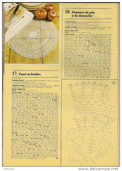 OUVRAGE Au CROCHET N° 25 . 30 Napperons Faciles. - Innendekoration