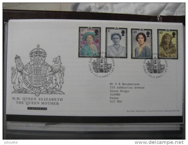 Great Britain 2002 H.M Queen Elizabeth Fdc - 2001-2010. Decimale Uitgaven