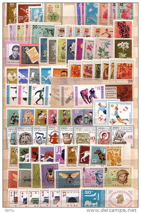 BULGARIA - 1962 - 1972 - Collectione - ** - Collections, Lots & Series