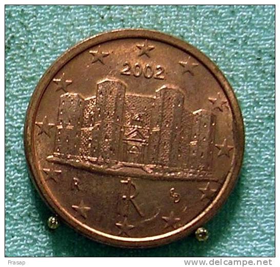 1 CENT  2002 ITALY UNC Castel Del Monte - Italie