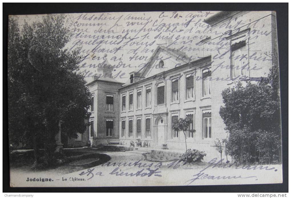 Jodoigne, Le Château, Circulée En 1904 - 2 Scans - Jodoigne