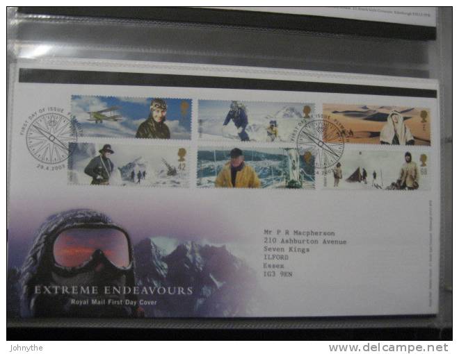 Great Britain 2003 Extreme Endeavours Fdc - 2001-2010. Decimale Uitgaven