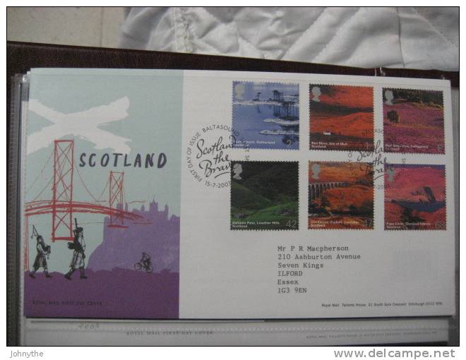 Great Britain 2003 Scotland Fdc - 2001-2010 Em. Décimales