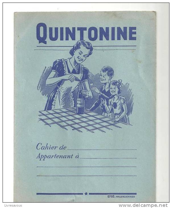 Protège Cahier Quintonine Des Années 1960 - Book Covers