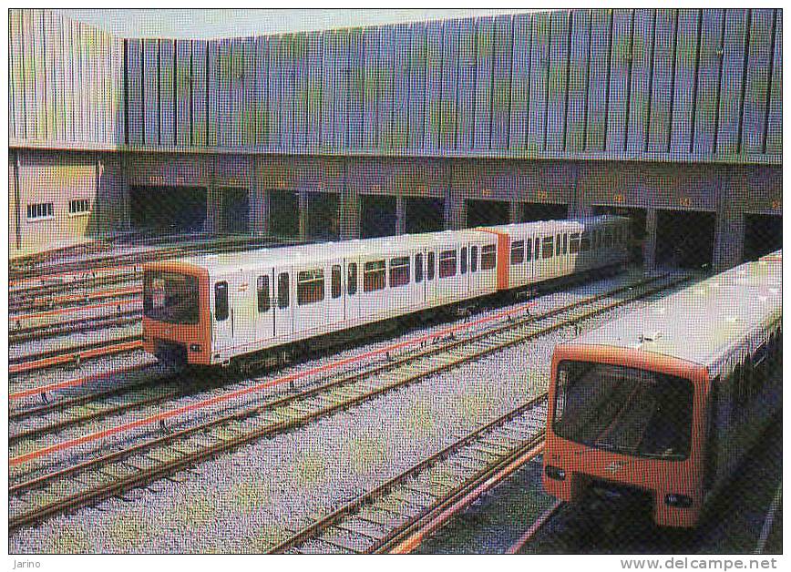 Brussel,Dépôt D'Auderghem, U-bahn - Schuppen, Circule Non - Métro