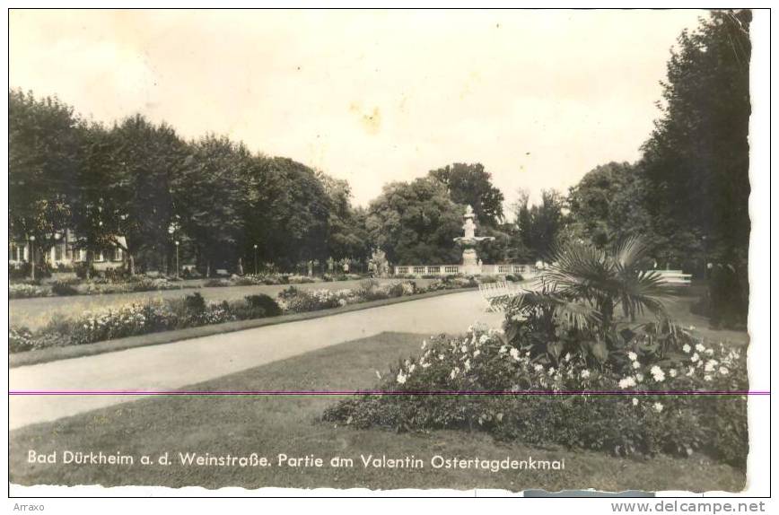 GER219 - Bad Dürkheim A.d. Weinstrasse Partie Am Valentin Ostertagdenkmal - Bad Duerkheim