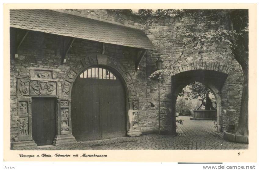 GER228 - Remagen Am Rhein - Römertor Mit Mariebrunnen - Remagen