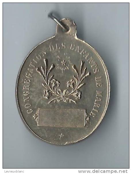 Médaille Religieuse/Congrégation Des Enfants De Marie /vers 1880      CAN51 - Religion & Esotericism