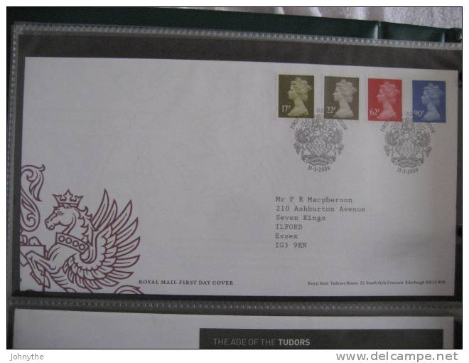 Great Britain 2009 Regional Definitives Fdc - 2001-10 Ediciones Decimales