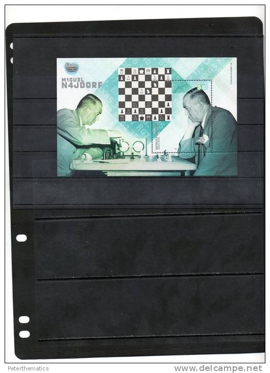 ARGENTINA,2011,S/SHEET, CHESS,  MNH - Chess