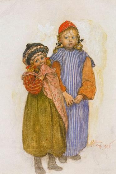 Oil Painting Carl Larsson (1853-1919) 0200 - Autres & Non Classés