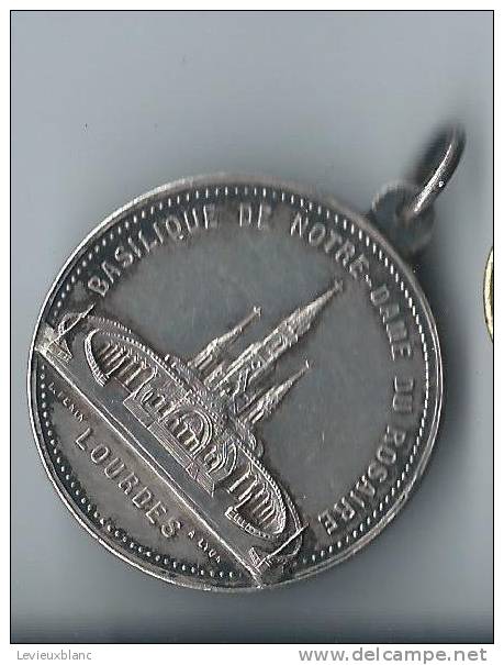 Médaille Religieuse/Basilique De ND Du Rosaire De Lourdes/ Nickel/vers 1930?      CAN56 - Religion & Esotérisme