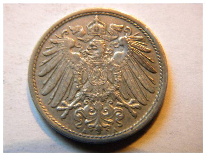 ALLEMAGNE - 10 PFENNIG 1914 A. - 10 Pfennig