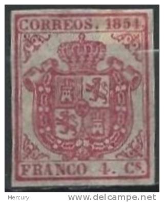 ESPAGNE - Très Bon FAUX Du 4 C. De 1854 Neuf - Neufs