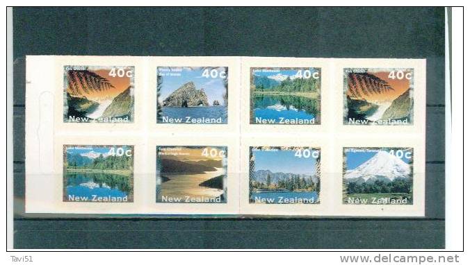 NEUSEELAND ,New Zealand , 1996 , ** , MNH , Postfrisch , Mi.Nr.1517 II BC - 1522 II BC , Markenheft - Nuovi