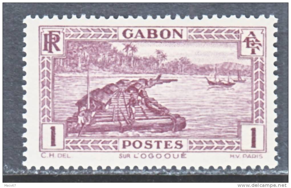 Gabon 124  * - Unused Stamps