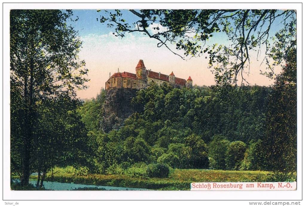 AK Rosenburg-Mold Am Kamp 1938, Bezirk Horn, Niederösterreich, Schloß Rosenburg, Castle - Rosenburg