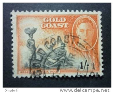 GOLD COAST 1948: YT 136, O - FREE SHIPPING ABOVE 10 EURO - Goudkust (...-1957)