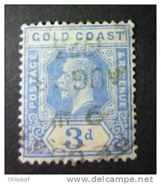 GOLD COAST 1921: YT 88, O - FREE SHIPPING ABOVE 10 EURO - Goudkust (...-1957)