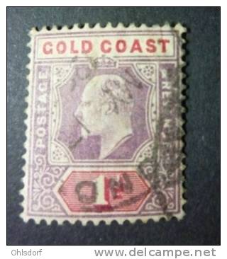 GOLD COAST 1902: YT 39, O - FREE SHIPPING ABOVE 10 EURO - Côte D'Or (...-1957)